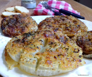 Cipolle di Giarratana gratinate al forno