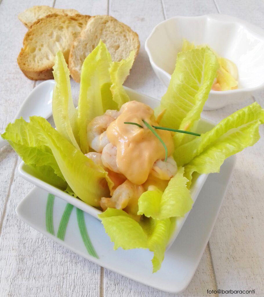 Cocktail di gamberi in salsa rosa