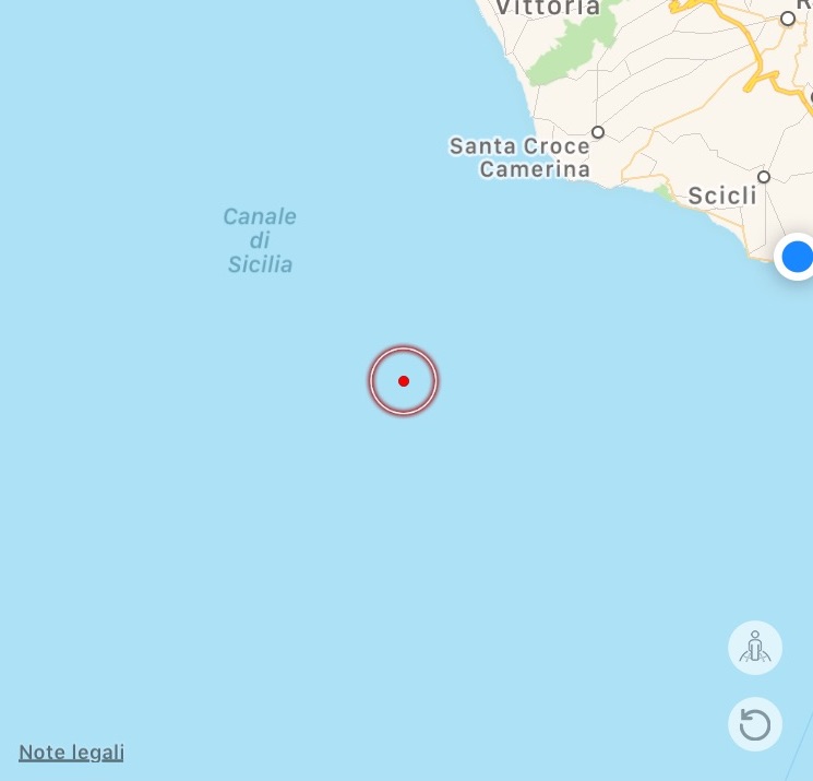 Scossa di terremoto nel mare di Santa Croce Camerina