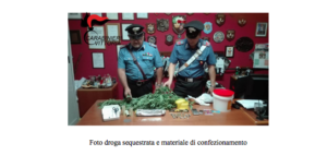 La droga sequestrata