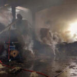 Stalla incendiata