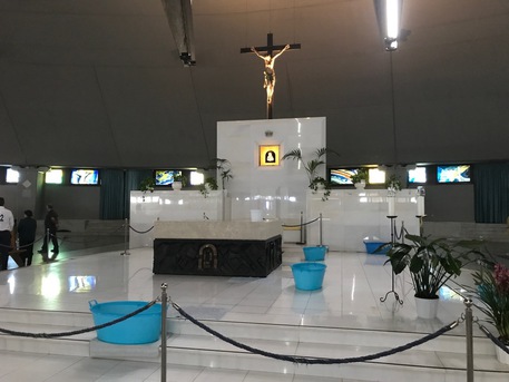 Infiltrazioni acqua in basilica Siracusa