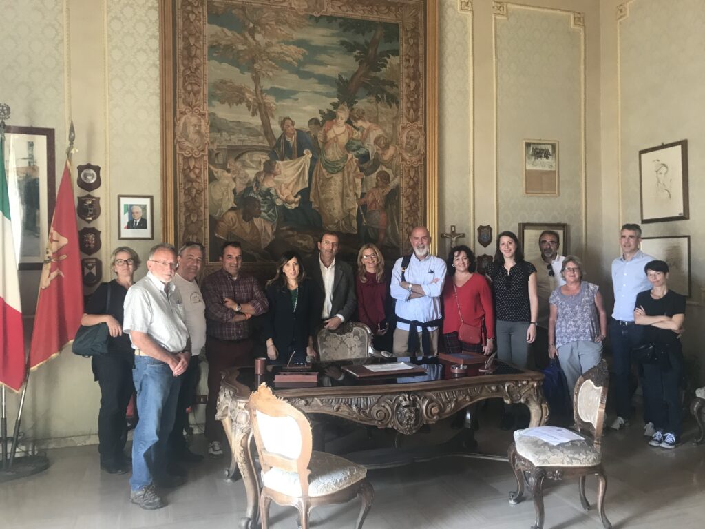 I delegati Unesco a Scicli