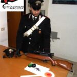 L'arma sequestrata