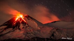 L'Etna in eruzione