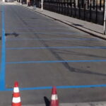 Strisce blu a Ragusa