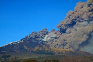 L'Etna in eruzione