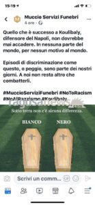 La pubblicità delle pompe funebri di Ragusa