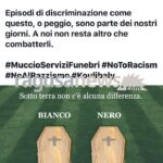 La pubblicità delle pompe funebri di Ragusa