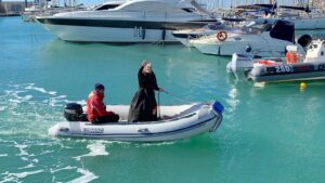 La befana col gommone