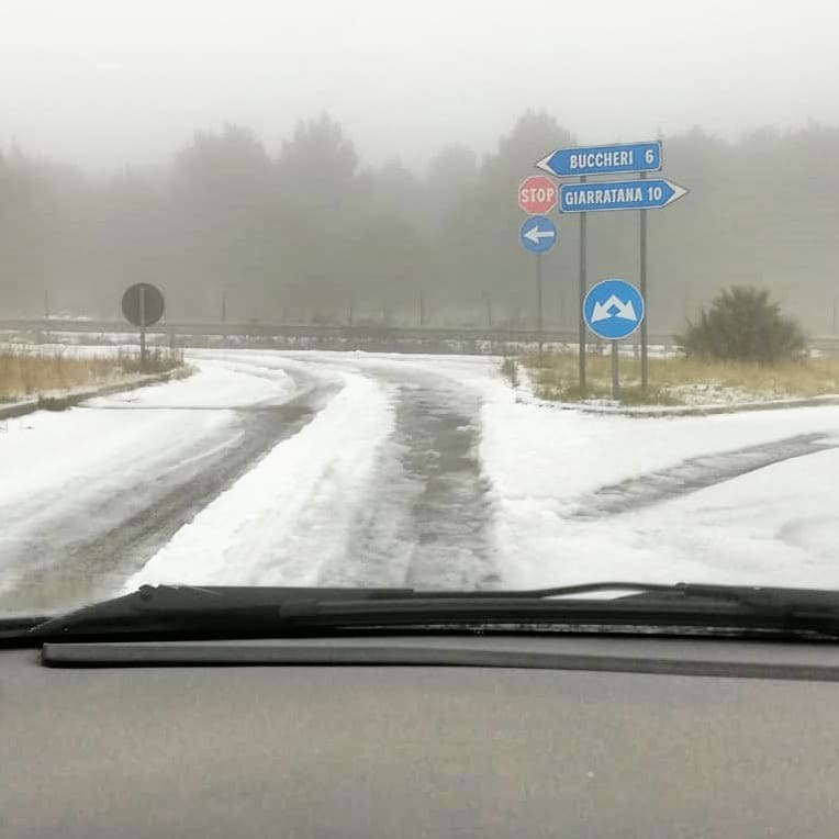 Nevica a Monterosso Almo