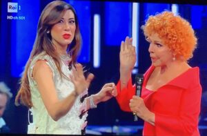 Virginia Raffaele e Ornella Vanoni