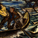 Guttuso, Barche nella tempesta
