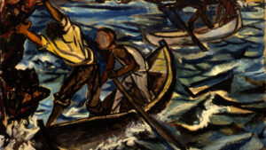 Guttuso, Barche nella tempesta