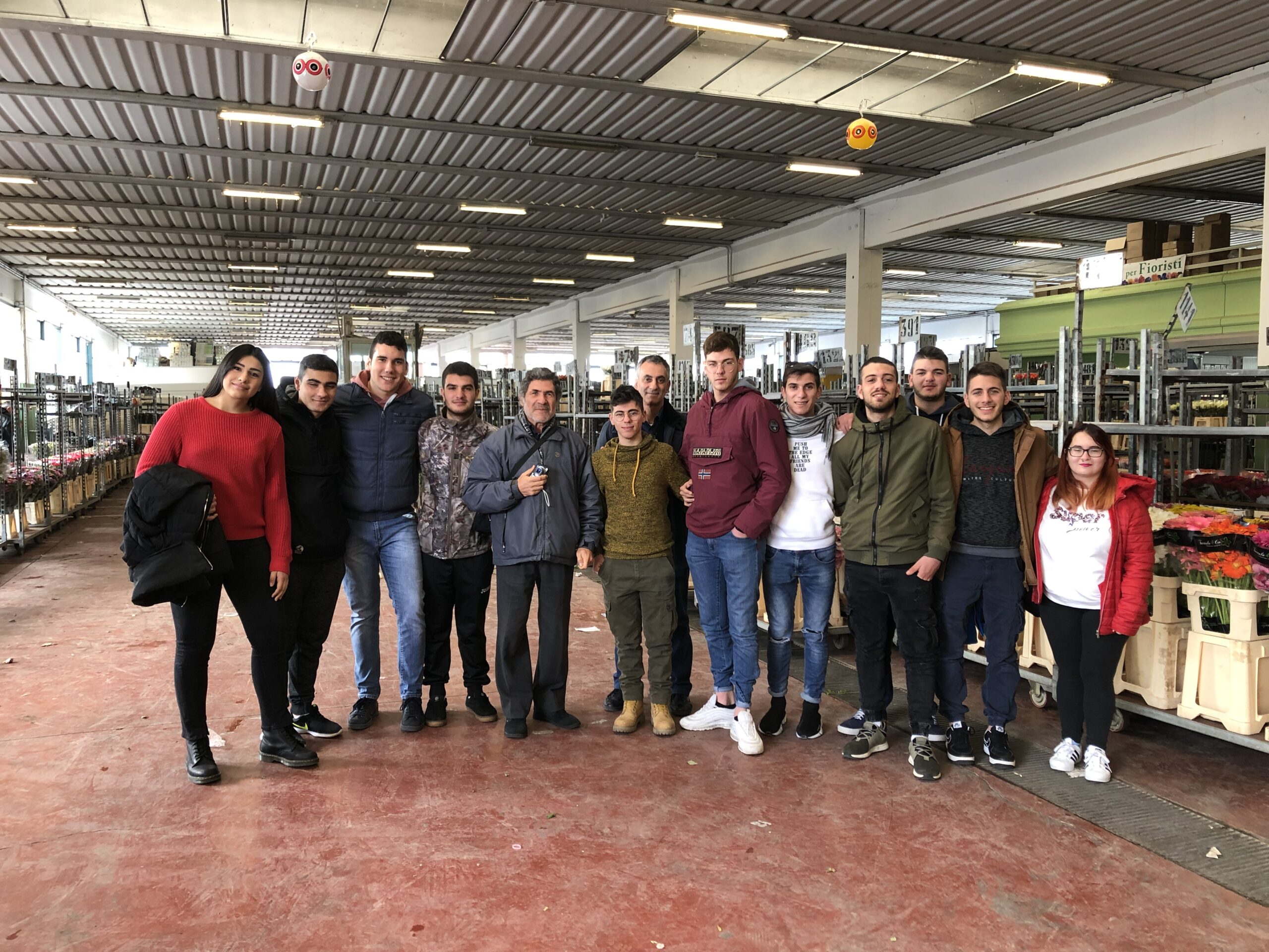 Visita al mercato -tecnologico- del fiore