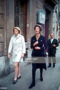 Margherita Agnelli e la mamma Marella Caracciolo