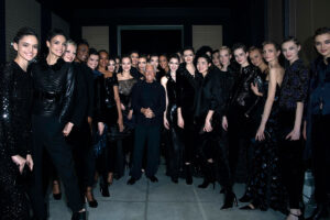 Giorgio Armani e il blu