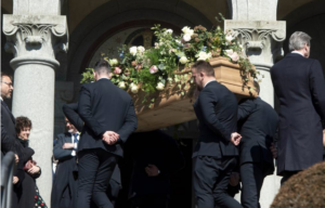 I funerali di Marella Caracciolo Agnelli