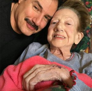 Giampiero Ingrassia e la mamma