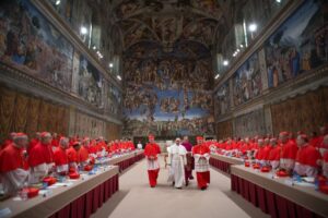Papa Francesco in conclave
