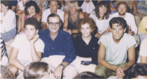 La famiglia Fiorello con papà
