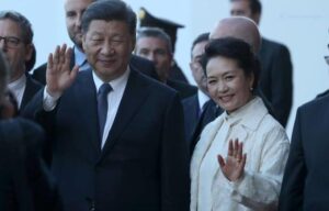Il presidente cinese e la signora