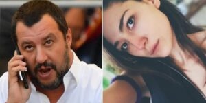 Matteo Salvini e Francesca Verdini
