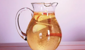 L'acqua alla mela cannella e limone