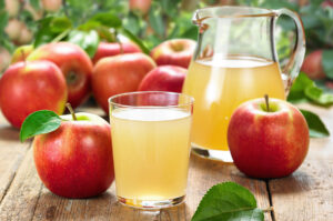 Mela e succo di mela