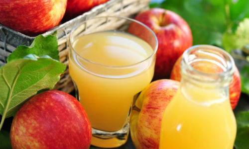 Mela e succo di mela
