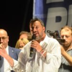 Matteo Salvini ieri sera a Pescara