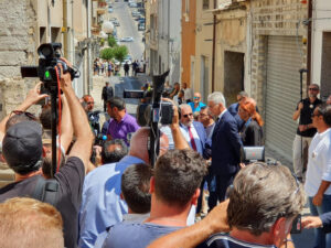 Salvini a casa D'Antonio