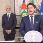 Giuseppe Conte stamani al Quirinale