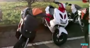 Raduno di scooter