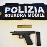 La pistola sequestrata