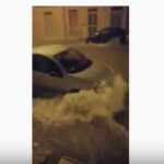 Alluvione a Rosolini, fiume d'acqua trascina auto