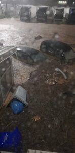 Alluvione, a Pozzallo auto sepolte dal fango