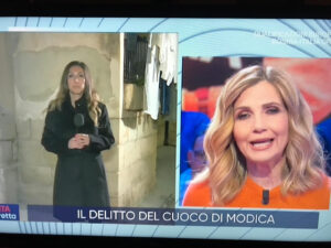 Con Lorella Cuccarini
