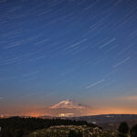 Star Trail sull'Etna