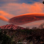 Nubi lenticolari sull'Etna, FOTO
