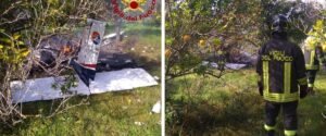 Morti l'istruttore e l'allievo a bordo
