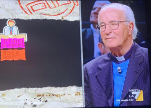 Don Beniamino Sacco ospite a DiMartedì da Floris