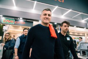 Gillette con Bobo Vieri al Crai di Ragusa