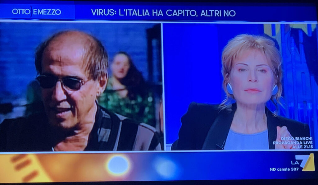 Celentano dalla Gruber: Io e il Coronavirus