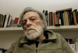 Il volto di Gino Strada, provato