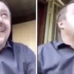 Salvini in diretta interrotto dal vicino di balcone: Dici str