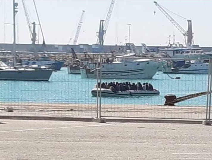 I migranti di Pozzallo in quarantena a San Pietro a Comiso