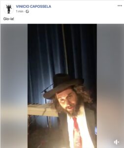 Capossela omaggia il Gioia