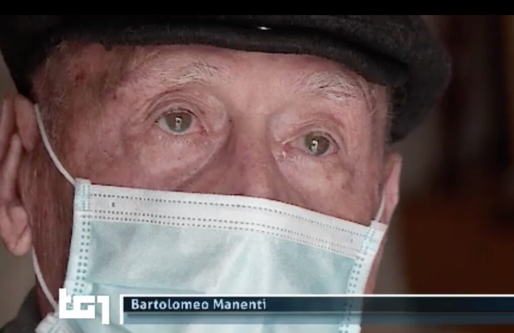 Il 94enne di Scicli, guarito dal Coronavirus, al Tg1