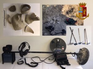 Trovati col detector a rubare reperti archeologici
